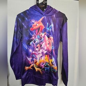 #42 Vibrant Purple Pokemon Hoodie